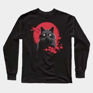 Cottagecore Goth Kawaii Anime Cat Gifts Men Girls Womens Cat Long Sleeve T-Shirt